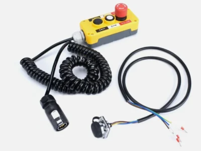 2 3 4 Button Hoist Pendant Control Station Estop - Panel Mount Quick Disconnect