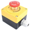 Control Station E-stop, Label, NC, White arrow (Au Stk, 2Y Wrty)