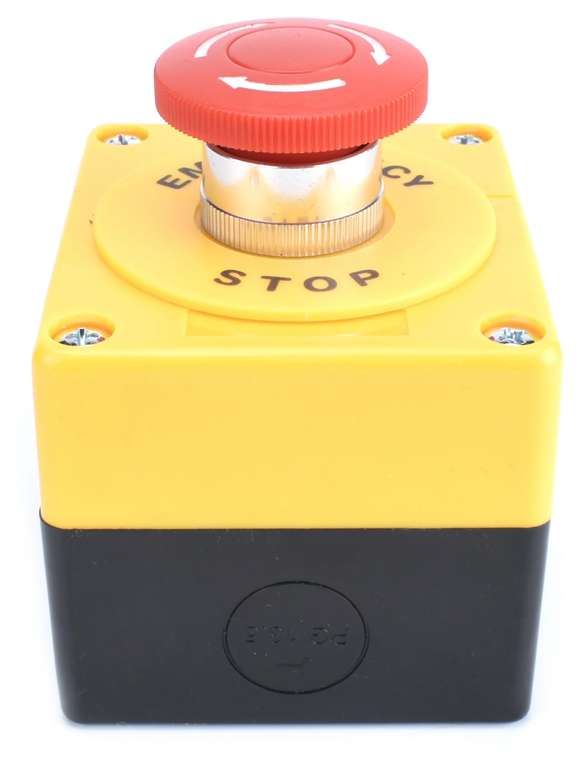Control Station E-stop, Label, NC, White arrow (Au Stk, 2Y Wrty) - Image 3