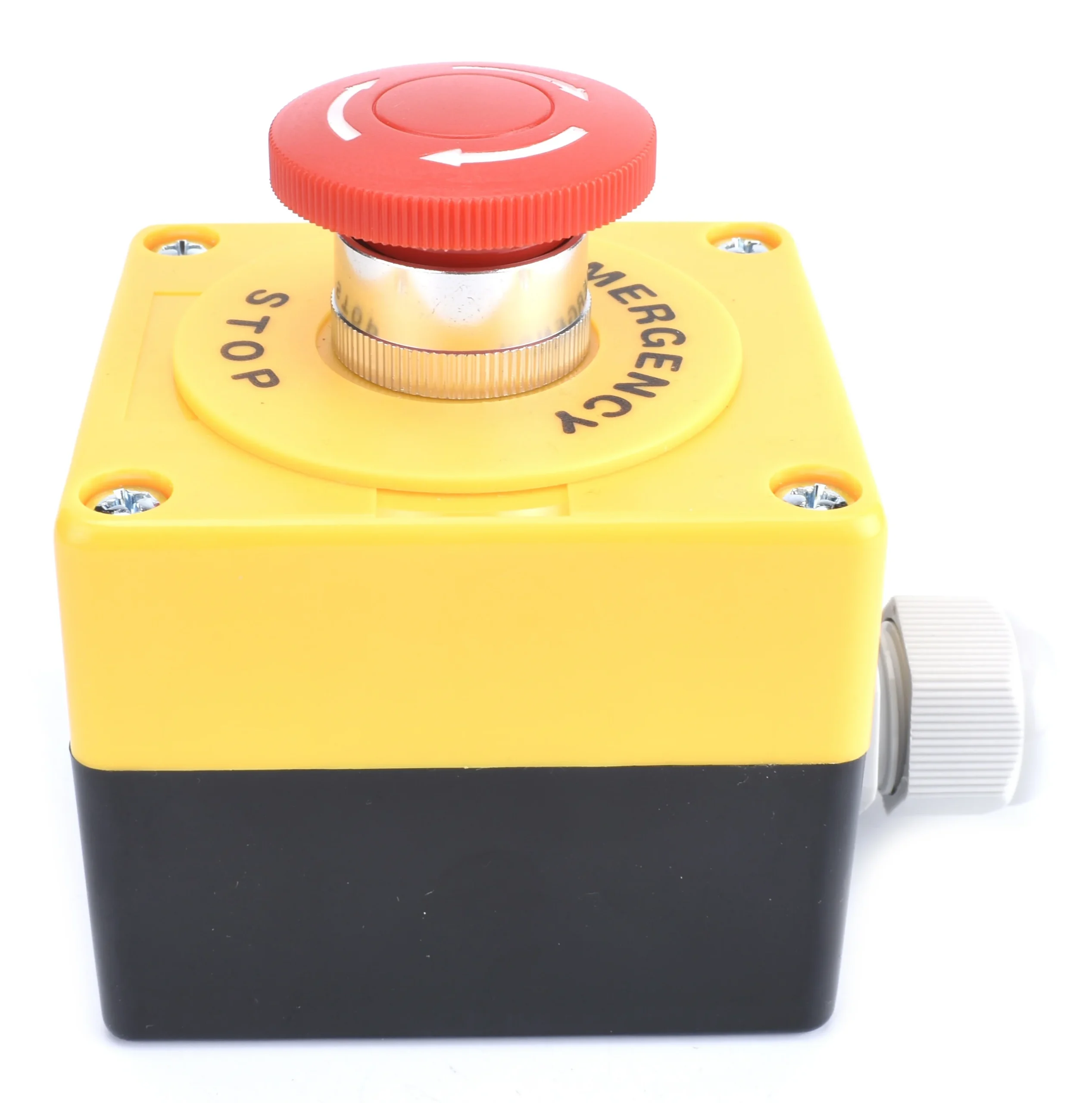 Control Station E-stop, Label, NC, White arrow (Au Stk, 2Y Wrty) - Image 4