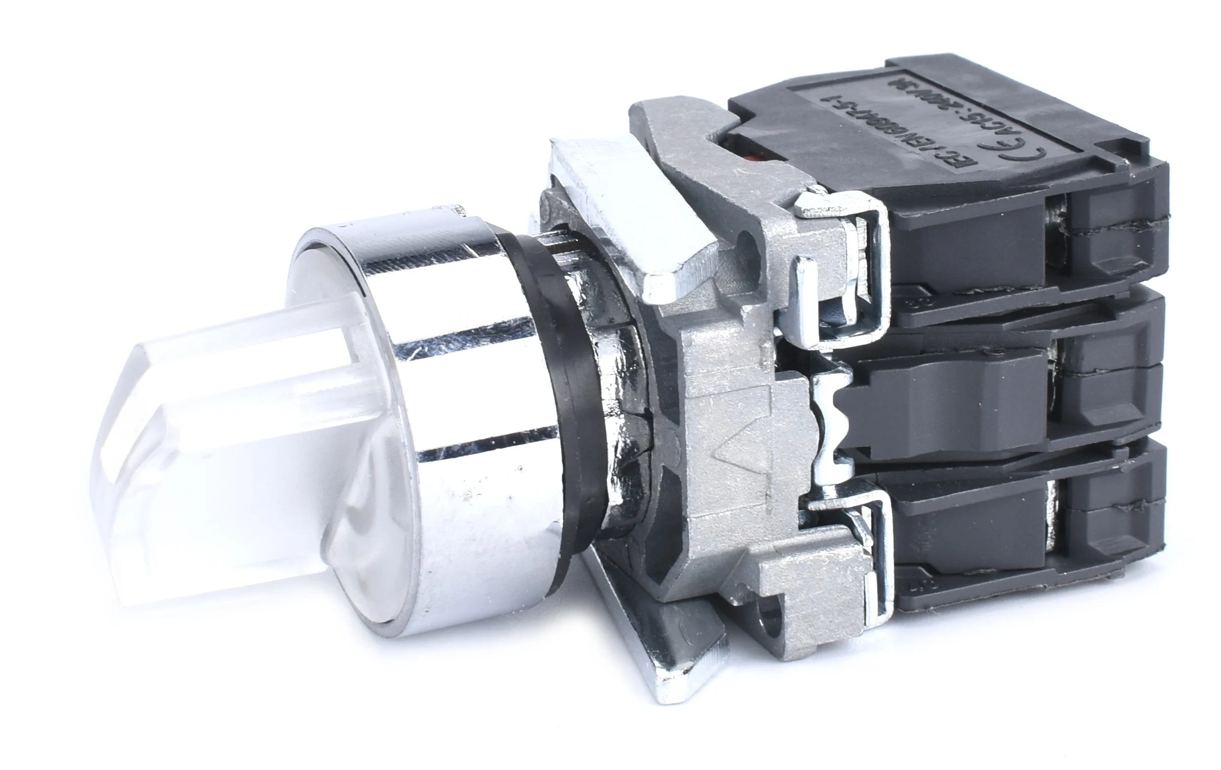 Selector Switch White 2 Pos Illum, 22mm, NO NC, (Aus Stk, 2Y Warranty) - Image 5