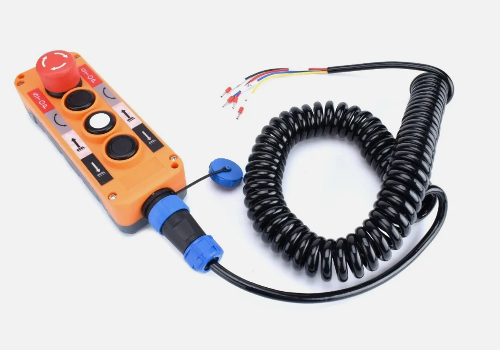3 4 5 Button Hoist Pendant Control Station Estop - Pendant Mount Disconnect - Image 5