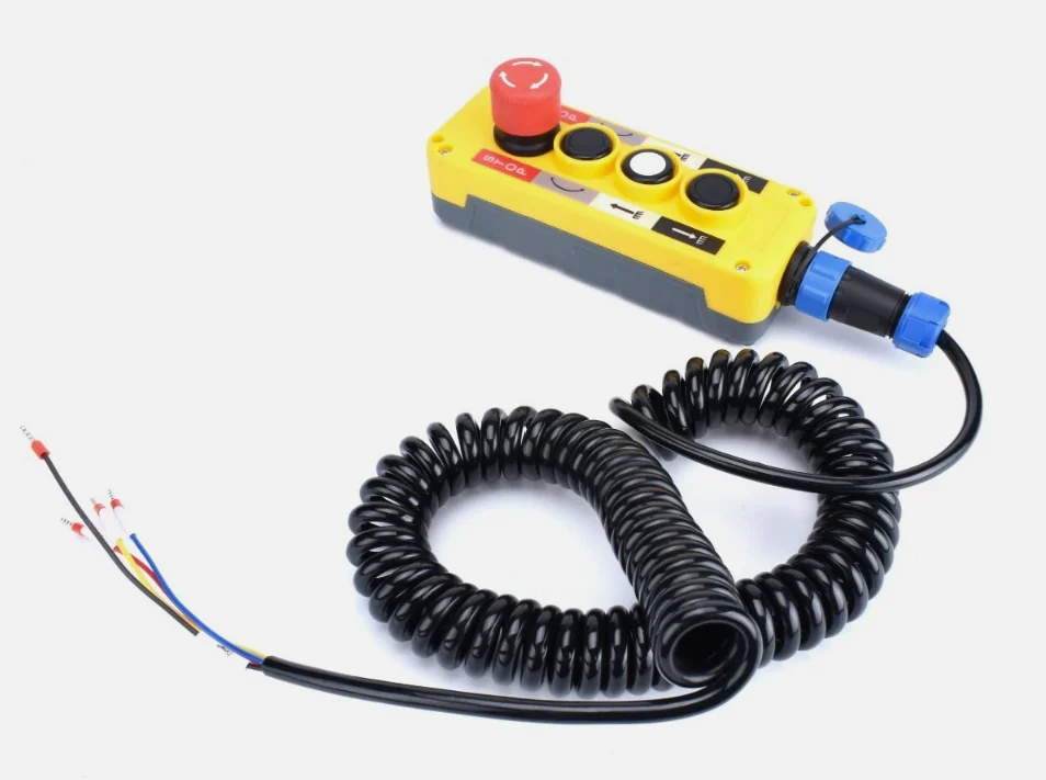 3 4 5 Button Hoist Pendant Control Station Estop - Pendant Mount Disconnect - Image 4