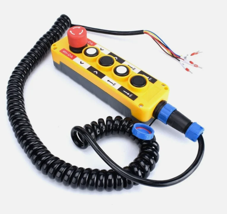 3 4 5 Button Hoist Pendant Control Station Estop - Pendant Mount Disconnect - Image 3