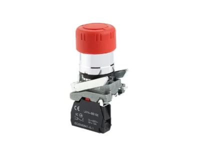 22mm Emergency Stop Push Button 30mm 1NC Arrow Engraved