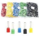 Bootlace Insulated Ferrule Crimp, 100, 500, 1000pc, 10AWG 6mm², Yellow (Au Stk)