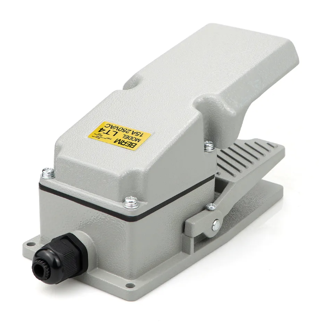 Foot Pedal Switch LT4-GY Open Type Metal Housing 15A 250V - Image 3
