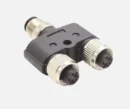 M12 Y-splitter adaptor cable