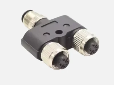 M12 Y-splitter adaptor cable