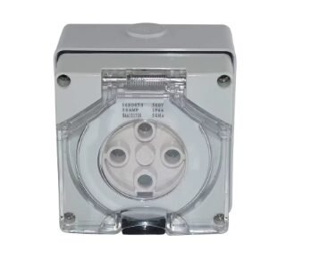 10A 4 Pin 3 Phase Outlet 500V AS/NZS 3123 Industrial Au Stock