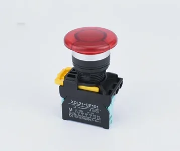 22mm Emergency Stop 40mm Button 1NO Or 1NC No Marking CC5Cx