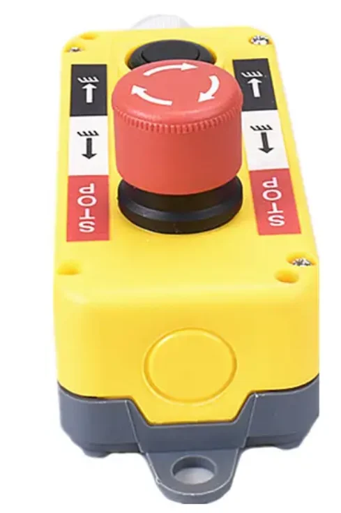 2 or 3 Button Hoist Pendant Control Station – Optional Emergency Stop – No Cable - Image 9