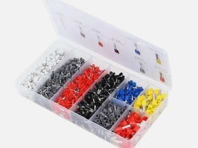 Insulated Bootlace Ferrule Kit 1800Pcs 0.5-10mm≤ Color Coded Au Stock