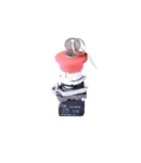 22mm Emergency Stop Push Button 40mm Key Release 1NC