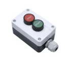 Motor Start Control Station, 2-Button Red Stop / Green Start, Dry Contact Signal