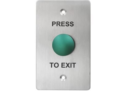 Door Exit Green Mushroom Push Button Switch Steel Plate