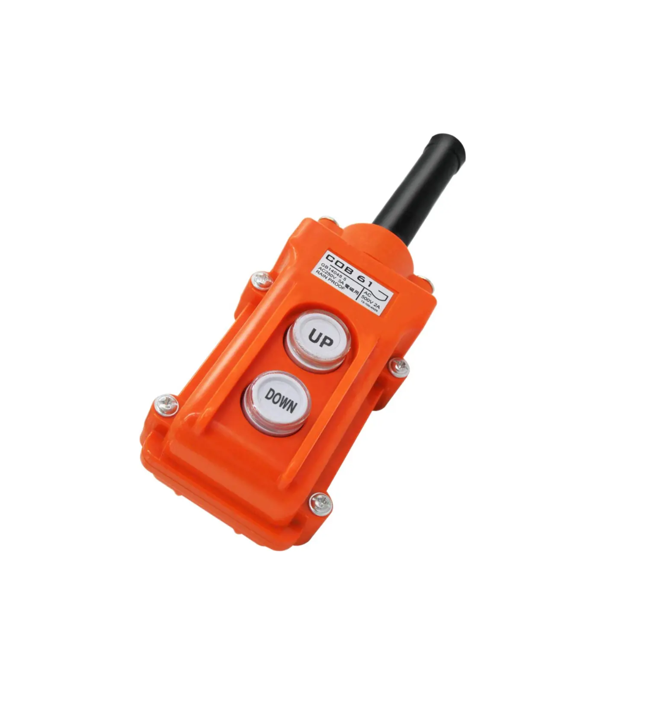 2 Button Hoist Pendant Switch COB62-2B Control Station No Cable