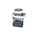 22mm Push Button Black Start Text 1NO Metal Bezel
