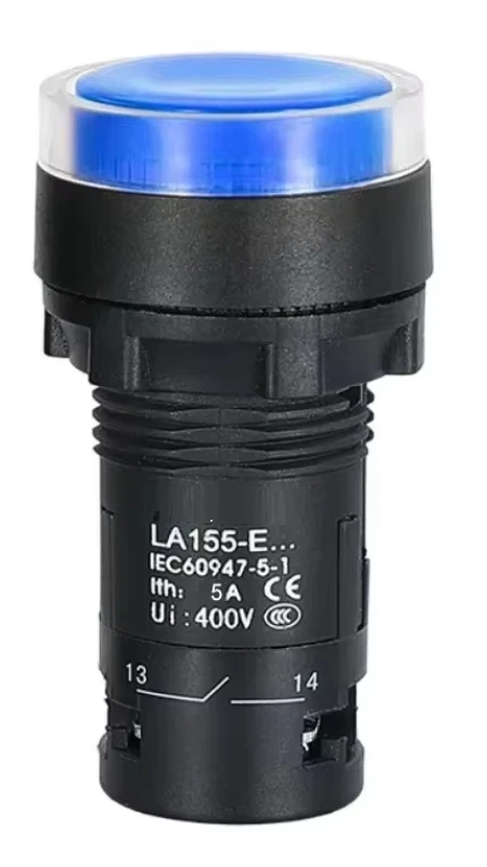 22mm Push Button CylindricalIlluminated Colors 1NO24VDC