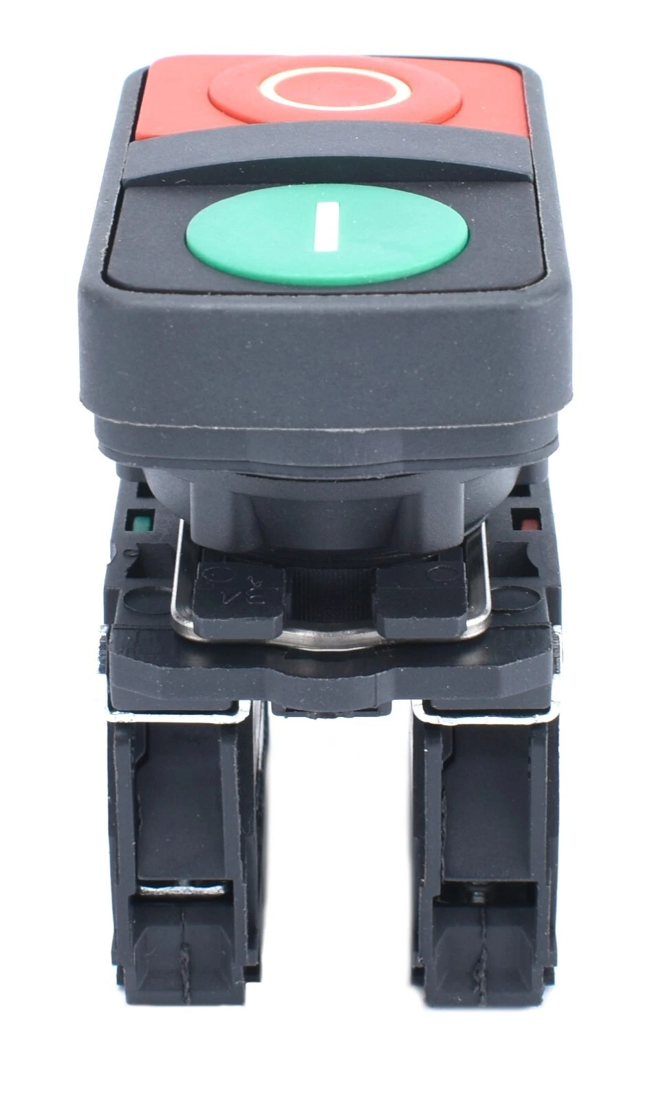 22mm Dual Push Button Start Stop Plastic Bezel 1NO 1NC - Image 5