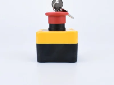 Control Station Emergency Stop Label 1NC Keylock 2 Keys