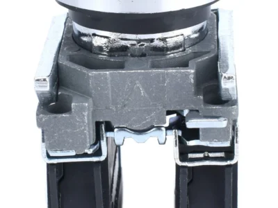 22mm Push Button Black 1NO 1NC Metal Bezel