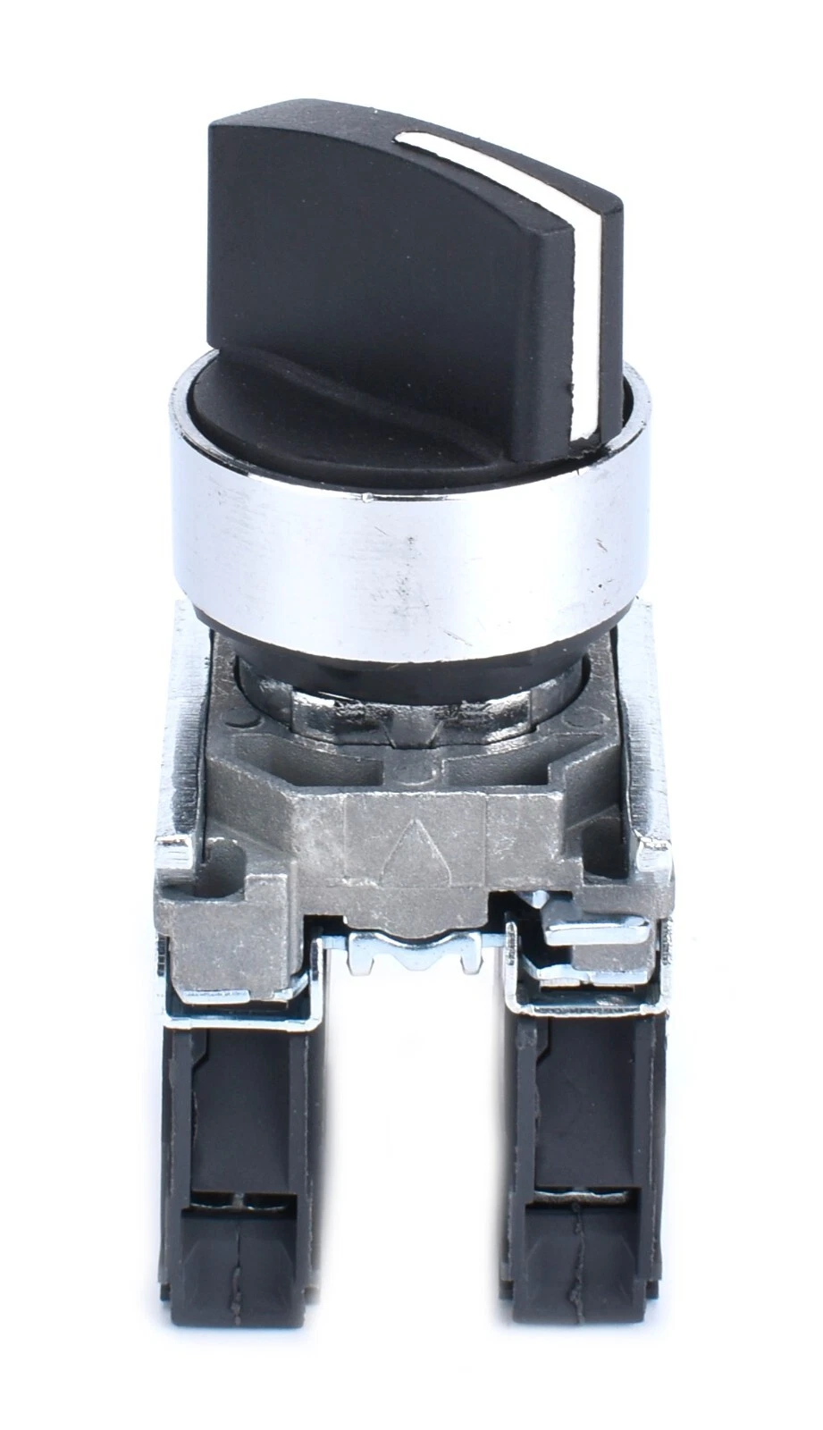 22mm Selector Switch 2 Position 1NO 1NC Metal Bezel - Image 5