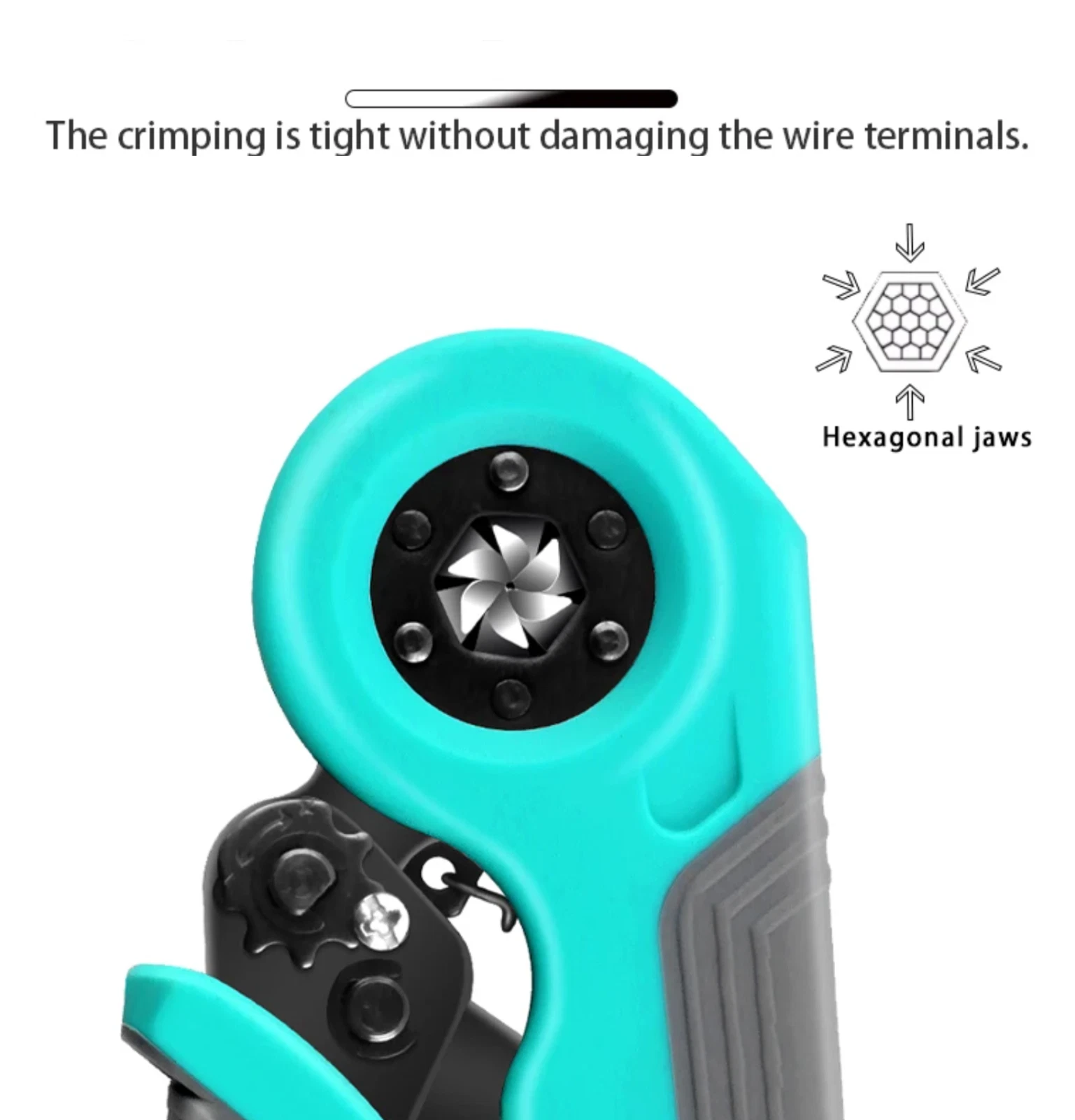 Insulated Bootlace Crimp Tool Hex Profile 0.25-10mm≤ 22-8AWG - Image 2