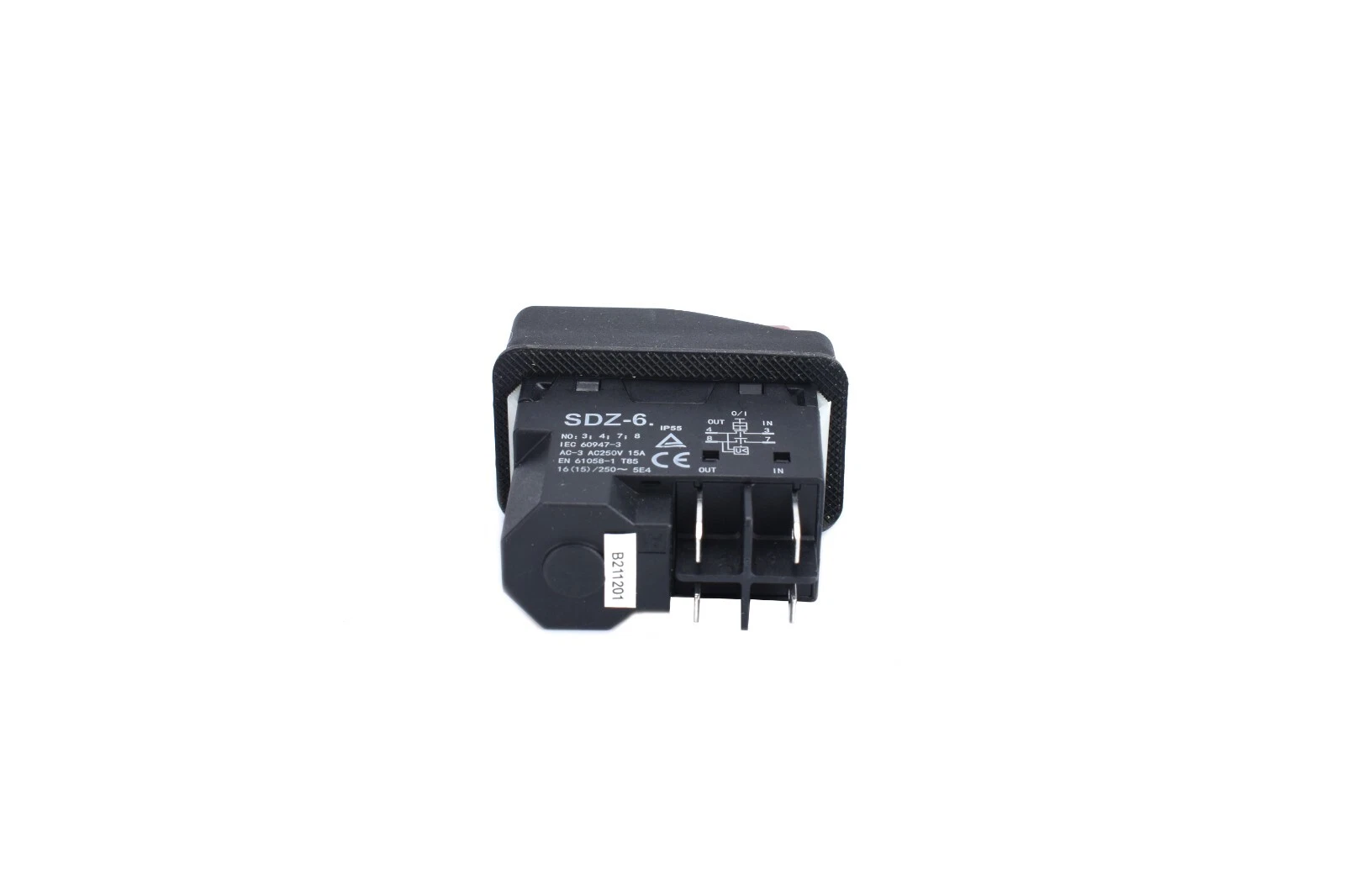 Foot Pedal Switch Open Type Metal Housing 15A 250V - Image 4