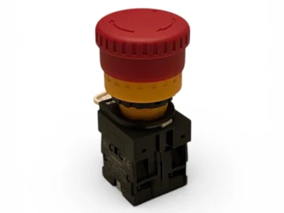 Emergency Stop 22mm 40mm Button NO NC Engraved Arrow HBY5-KA