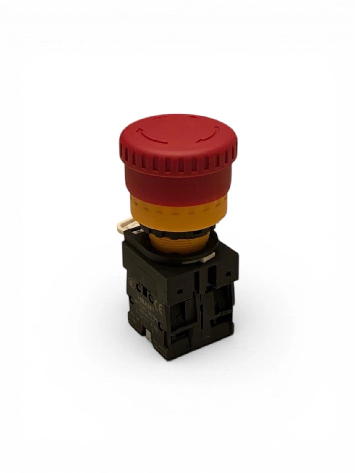 Emergency Stop 22mm 40mm Button NO NC Engraved Arrow HBY5-KA
