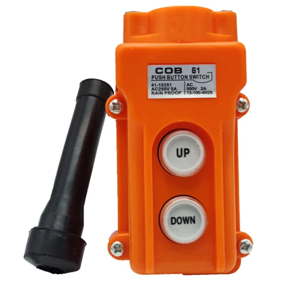 2 Button Hoist Pendant Switch Control Station No Cable - Image 3