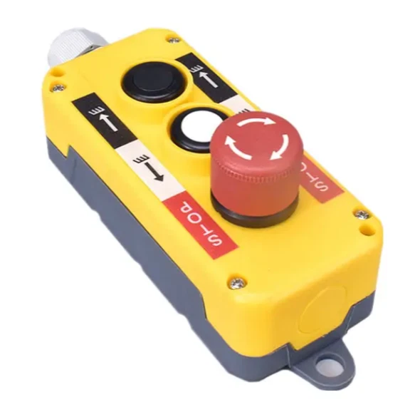 3 Button Hoist Pendant Switch Control Station No Cable - Image 6