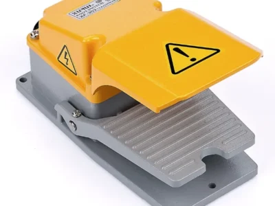 Foot Pedal Switch Semi Enclosed Metal Housing 15A 250V