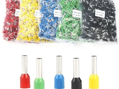 Insulated Bootlace Ferrules Crimp Terminals 100 1000Pcs 18Awg 1mm≤ Black