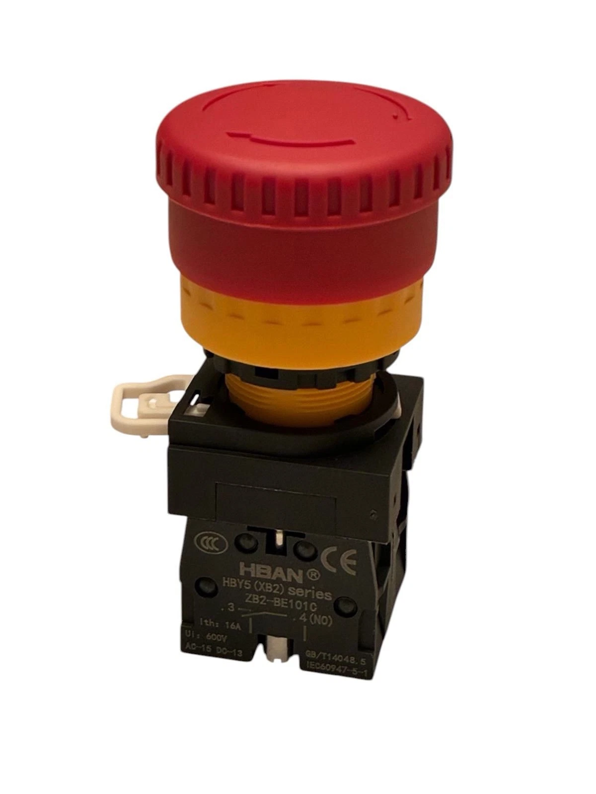 Emergency Stop 22mm 40mm Button NO NC Engraved Arrow HBY5-KA - Image 3