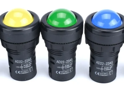 22mm LED Panel Indicator Pilot Light Signal Warning Lamp