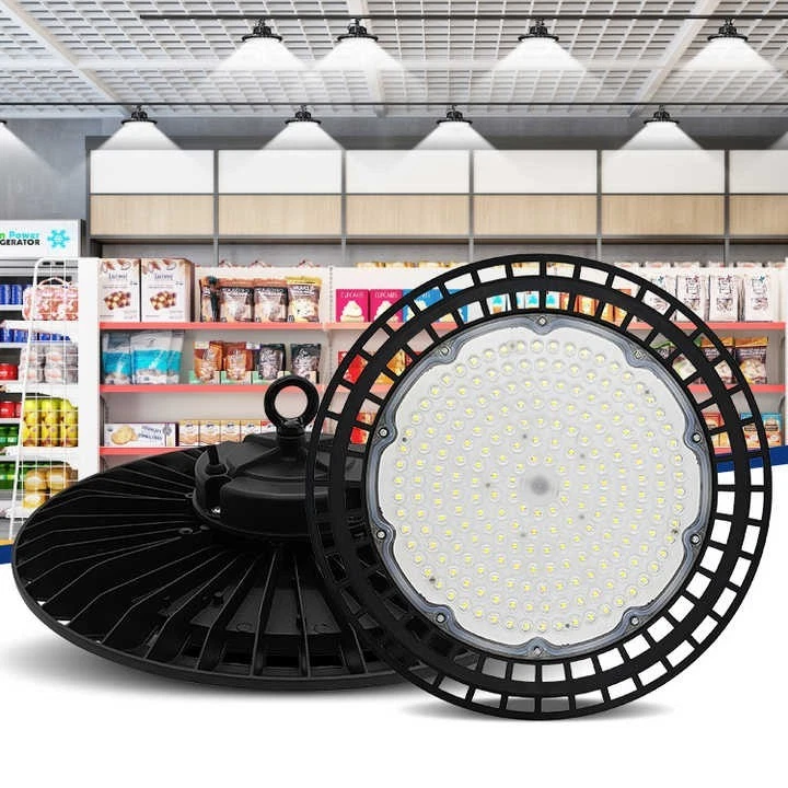 UFO LED High Bay Light 100-300W Warehouse Shed Factory - Image 2