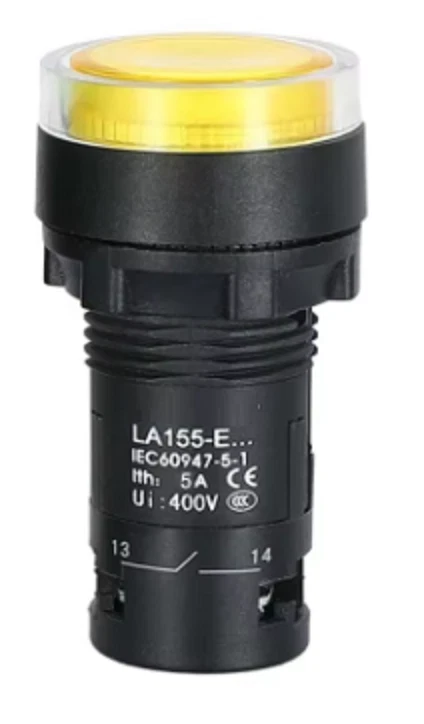 22mm Push Button CylindricalIlluminated Colors 1NO24VDC - Image 5