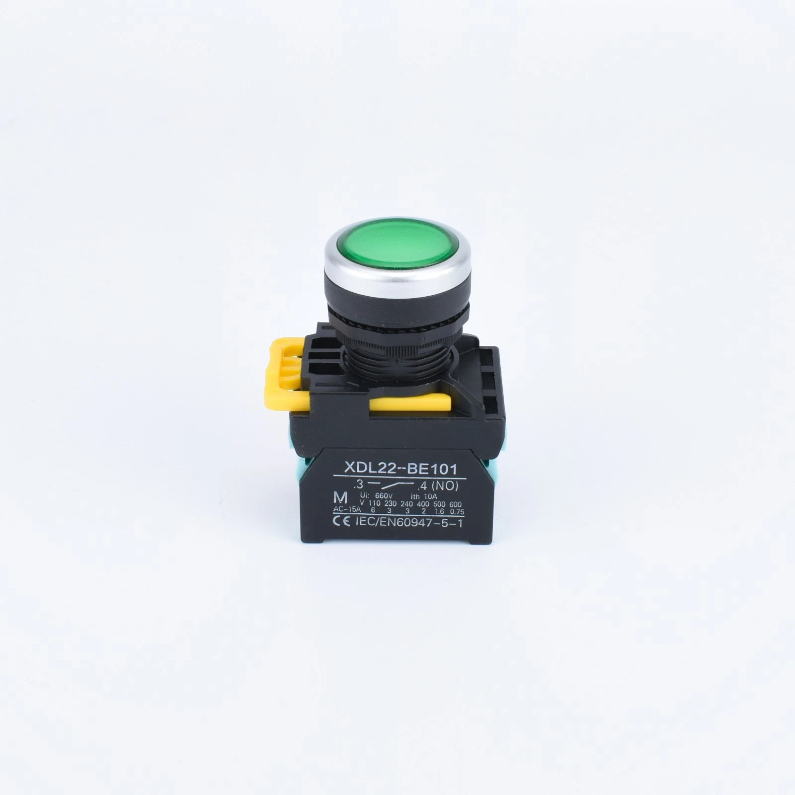 22mm Push Button Latching Green 1NO Or Red 1NC No Text Cazxcxm - Image 3