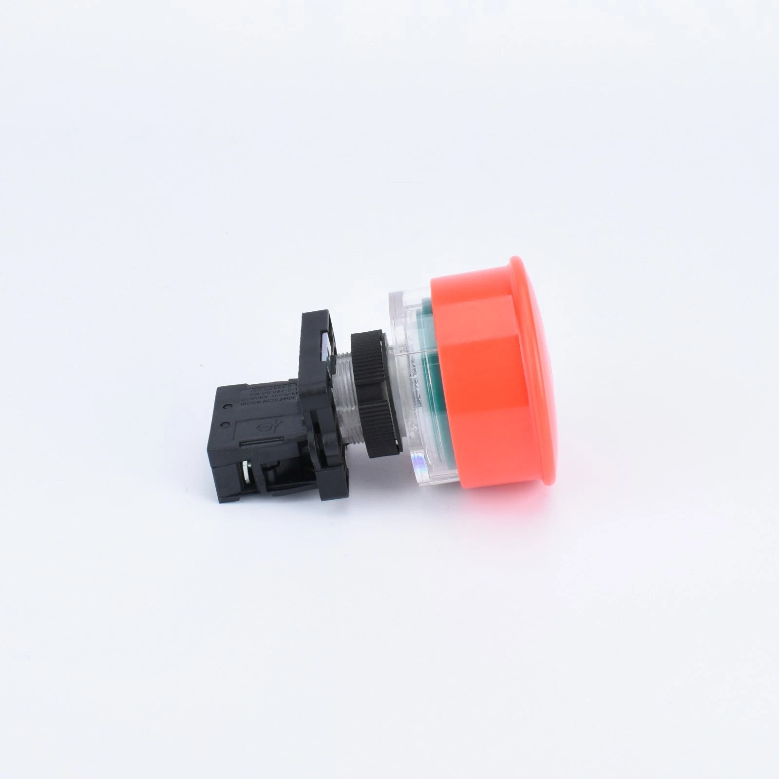 22mm Emergency Stop 50mm Button NC Status Window L5ET442 - Image 2