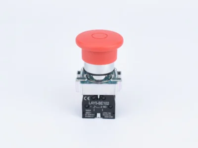 22mm Emergency Stop 40mm Button NC Engraved Circle L5BT42