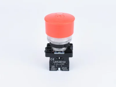 22mm Emergency Stop 40mm Button NC Status Window L5ET442