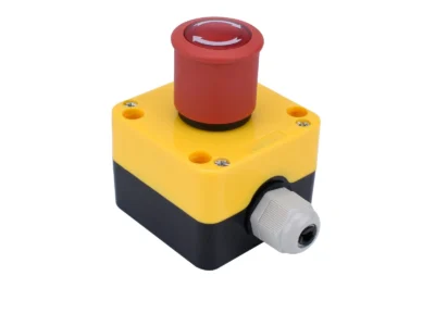 Control Station Emergency Stop Illumininated 1NC White Arrow