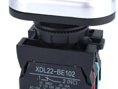 22mm Dual  Push Button Start Stop Momentary 1NO 1NC