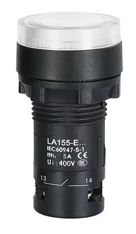 22mm Push Button CylindricalIlluminated Colors 1NO24VDC - Image 3