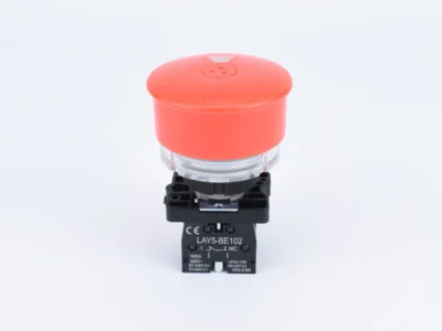 22mm Emergency Stop 50mm Button NC Status Window L5ET442