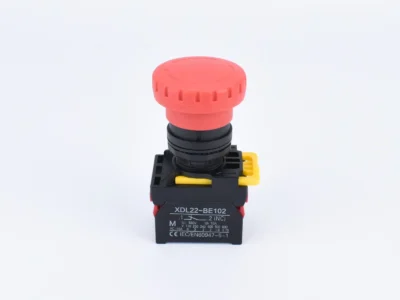 22mm Emergency Stop 40mm Button 1NO 1NC Engrave Arrow ES54C5M