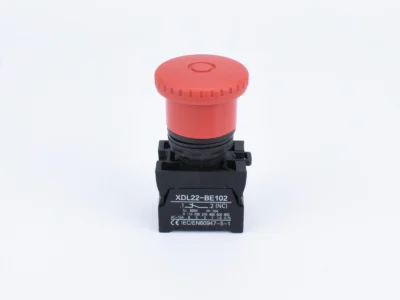 22mm Emergency Stop 40mm Button 1NO 1NC Engraved Circle ET45