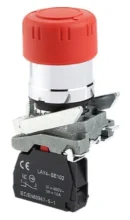 22mm Emergency Stop Push Button 30mm NC Arrow Engraved